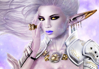 Картинка 3д+графика elves+ эльфы уши