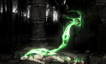 Картинка 3д+графика fantasy+ фантазия магия девушка