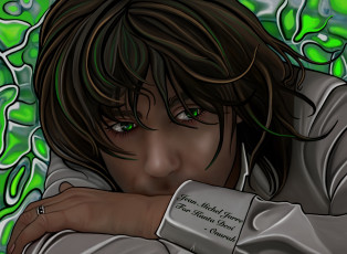 Картинка рисованное люди лицо рука взгляд