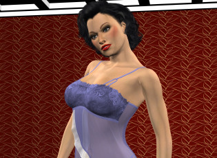 Картинка 3д+графика люди+ people взгляд девушка фон