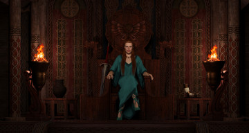 Картинка 3д+графика амазонки+ amazon фон взгляд девушка оружие