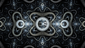 Картинка 3д+графика фракталы+ fractal узор фон цвета