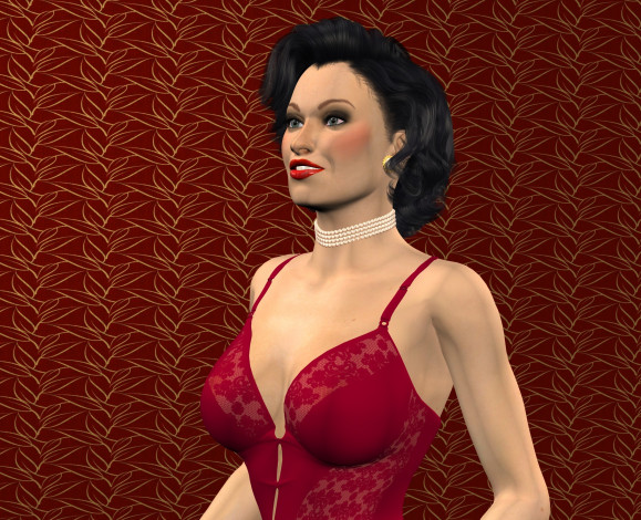 Обои картинки фото 3д графика, люди , people, фон, взгляд, девушка