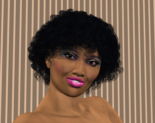 Обои картинки фото 3д графика, портрет , portraits, девушка, взгляд, фон