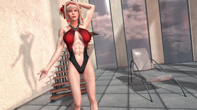 Обои картинки фото 3д графика, люди , people, девушка, взгляд, фон