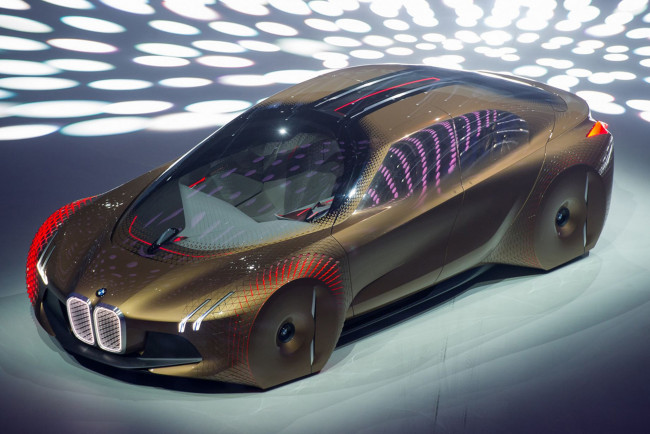 Обои картинки фото bmw vision next 100 concept 2016, автомобили, bmw, vision, next, 100, concept, 2016, выставка, автосалон