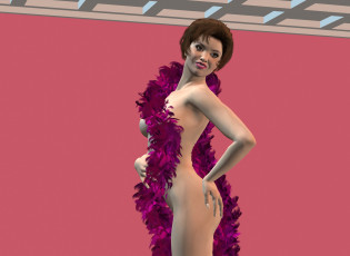 Картинка 3д+графика люди+ people фон взгляд девушка