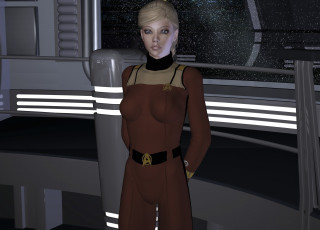 Картинка 3д+графика люди+ people взгляд девушка фон