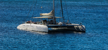 обоя корабли, катамараны и тримараны, вода