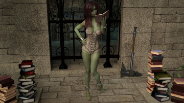 Картинка 3д+графика существа+ creatures халк взгляд фон