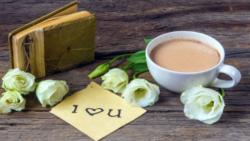 Картинка еда кофе +кофейные+зёрна эустома альбом записка