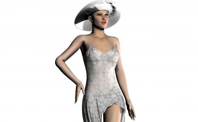 Обои картинки фото 3д графика, люди , people, фон, взгляд, девушка