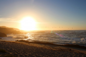 Картинка природа восходы закаты простор