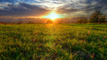 Картинка природа восходы закаты простор