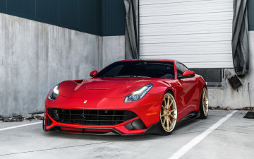 Картинка ferrari+f12berlinetta +2018 +anrky+wheels автомобили ferrari купе литье феррари тюнинг sports red coupe f12berlinetta 2018 anrky wheels