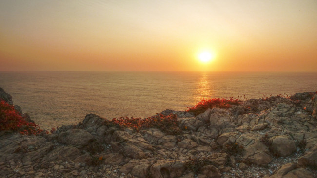 Обои картинки фото природа, восходы, закаты, простор