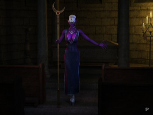 Картинка 3д+графика эльфы+ elves фон эльфийка взгляд