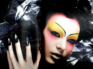 Картинка девушки -+лица +портреты лицо макияж маникюр