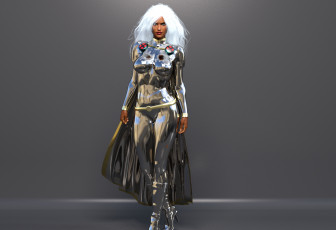 Картинка 3д+графика фантазия+ fantasy девушка фон взгляд униформа