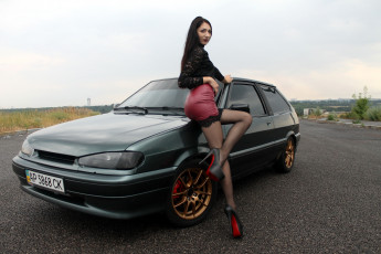 Картинка ваз-+2113 автомобили -авто+с+девушками ваз- 2113 автомобиль ваз лада самара ножки девушка