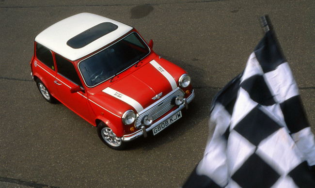 Обои картинки фото автомобили, mini, rover, cooper, red