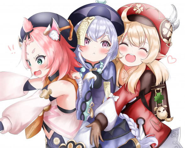 Обои картинки фото аниме, genshin impact, genshin, impact