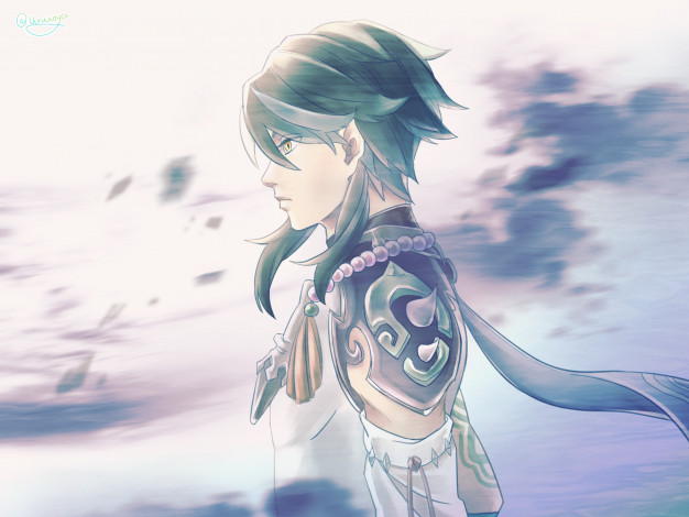 Обои картинки фото аниме, genshin impact, genshin, impact