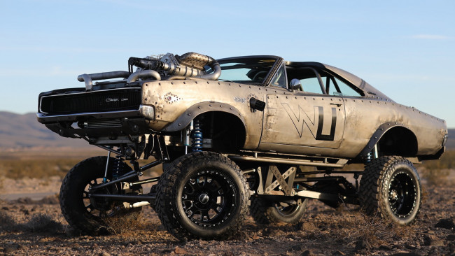 Обои картинки фото автомобили, dodge, 1968, charger