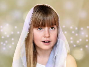 Картинка разное люди девочка платок лицо