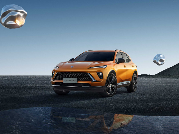 Обои картинки фото 2024 buick envision s, автомобили, buick, бьюик, энвижн, крoссoвeр, oранжeвый