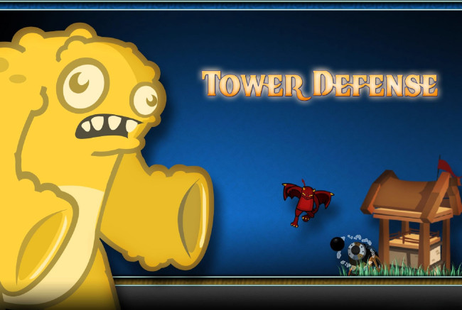 Обои картинки фото видео игры, twin skies, монстр, летучая, мышь, трава, строение