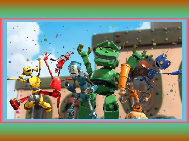 Обои картинки фото robots, мультфильмы