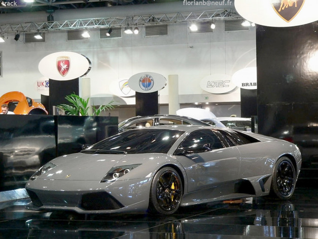 Обои картинки фото lamborghini, murcielago, lp640, автомобили, выставки, уличные, фото