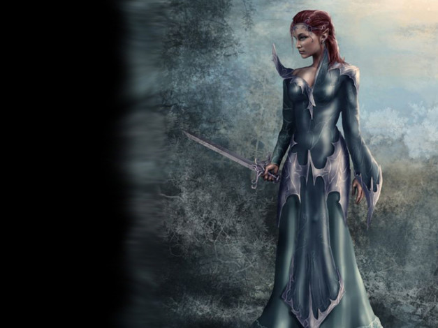 Обои картинки фото фэнтези, девушки