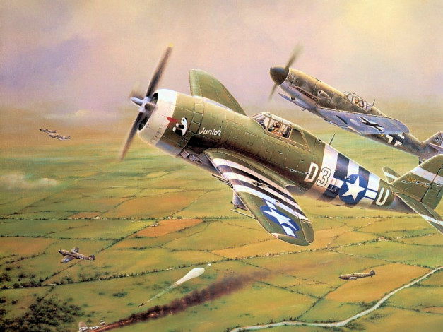 Обои картинки фото авиация, 3д, рисованые, graphic