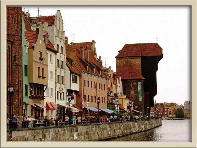 Обои картинки фото где, то, польше, города, гданьск, польша