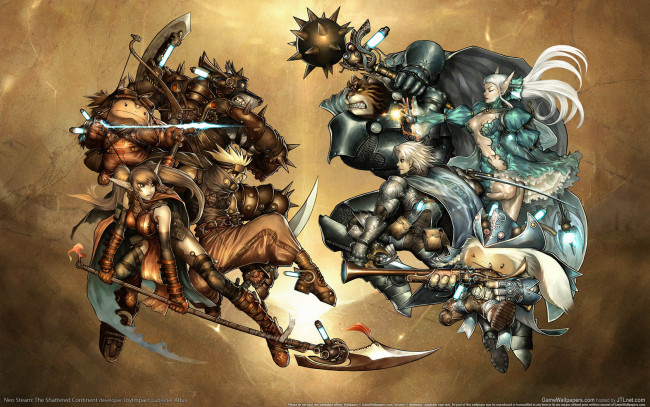 Обои картинки фото neo, steam, the, shattered, continent, видео, игры