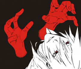 Картинка аниме dogs bullets carnage haine rammsteiner