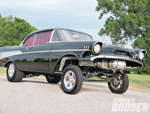 Картинка автомобили hotrod dragster chevrolet