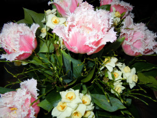 Картинка цветы разные вместе букет