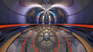 Картинка 3д графика fractal фракталы узор цвета