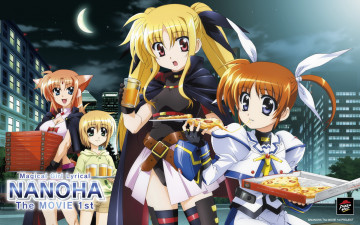 Картинка аниме mahou shoujo lyrical nanoha