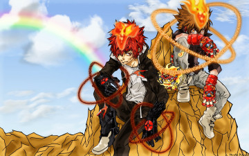 Картинка katekyo hitman reborn аниме kozato enma sawada tsunayoshi