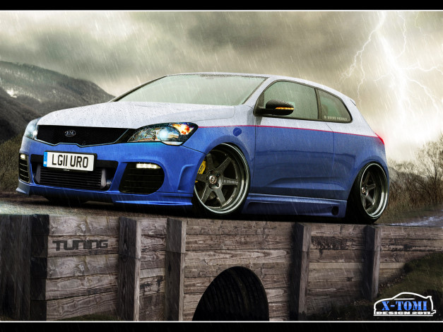 Обои картинки фото автомобили, виртуальный, тюнинг, ceed