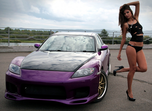 Обои картинки фото автомобили, авто, девушками