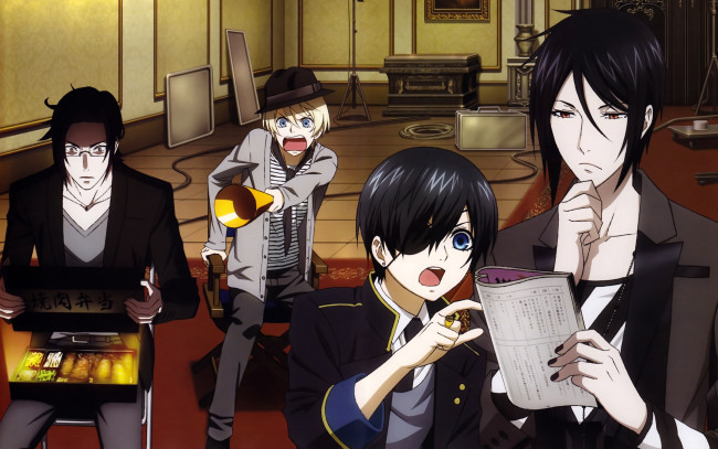 Обои картинки фото аниме, kuroshitsuji