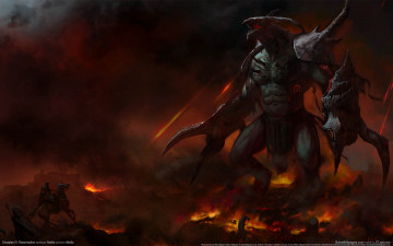 Картинка disciples resurrection видео игры iii демон огонь нежить