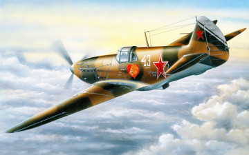 Картинка лагг авиация 3д рисованые graphic истребитель ввс ссср вов