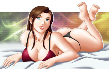 Картинка рисованные люди девушка