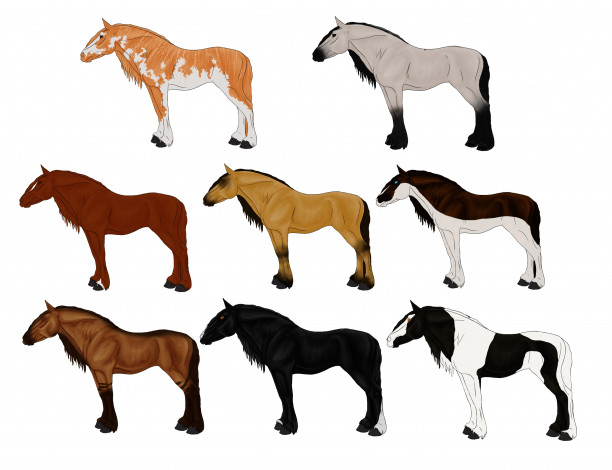 Обои картинки фото рисованные, животные, лошади